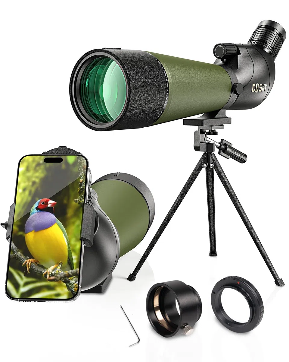 Gosky Alcance de detección en ángulo BAK4 actualizado para Tiro al Objetivo, Caza, observación de Aves, paisajes de Vida Silvestre (Adaptador de cámara Compatible con Nikon)