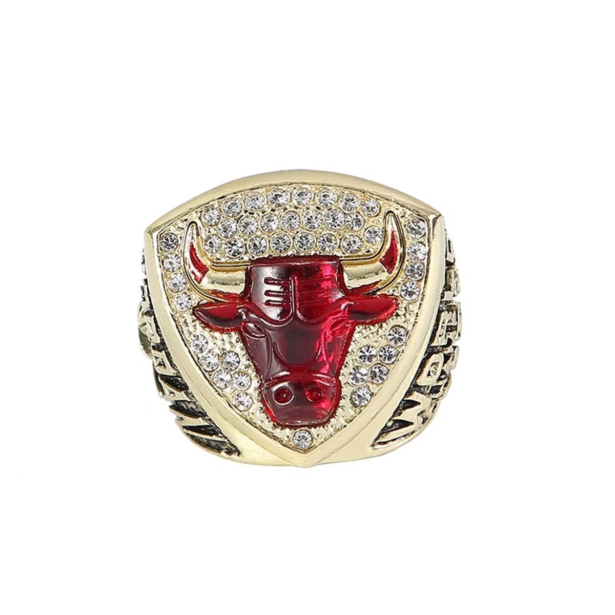 Jordan Championship Ring - Edición de coleccionista Regalo de recuerdos de fanáticos de Chicago hecho a mano for hombres y niños(8#)
