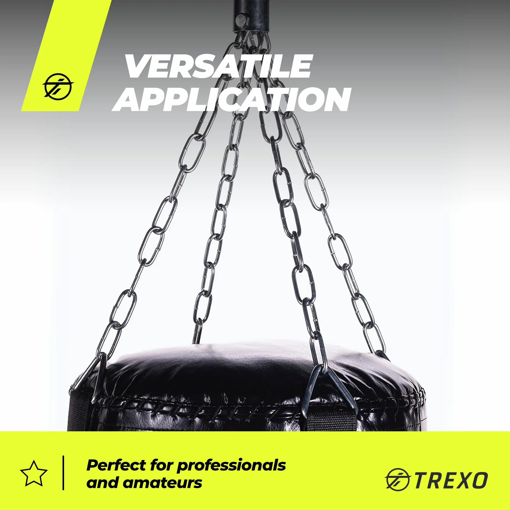 TREXO Saco de Boxeo 120|150 cm Piel PU Duradera Resistente al Desgaste Relleno con un Sistema de Absorción de Impactos Ideal para Entusiastas del Boxeo