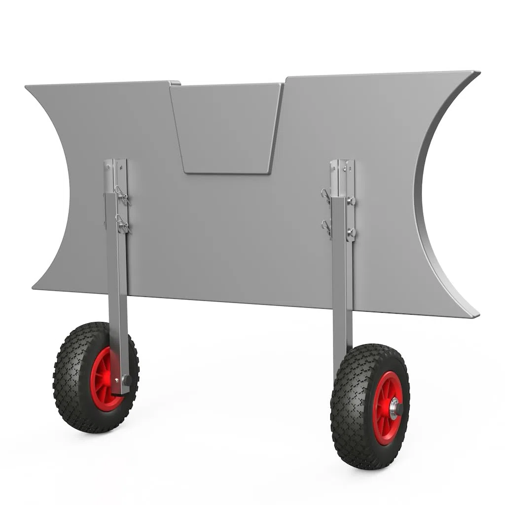 SUPROD Ruedas de Lanzamiento Ruedas de botadura de Bote para Transporte Plegable Acero Inoxidable ET200